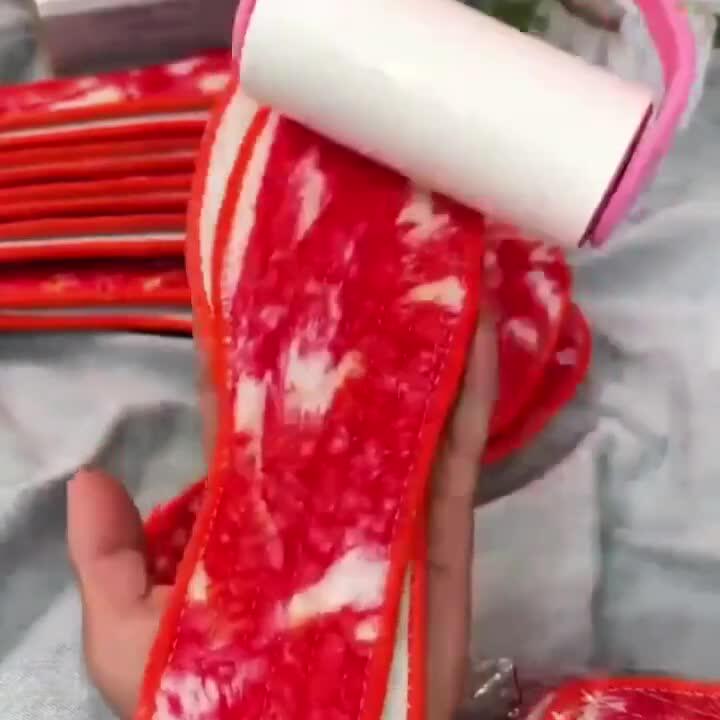 加厚冬季鞋垫纯棉红蓝凤