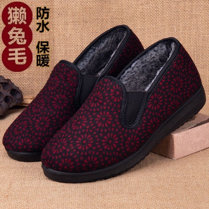 冬季老北京棉鞋女加绒加