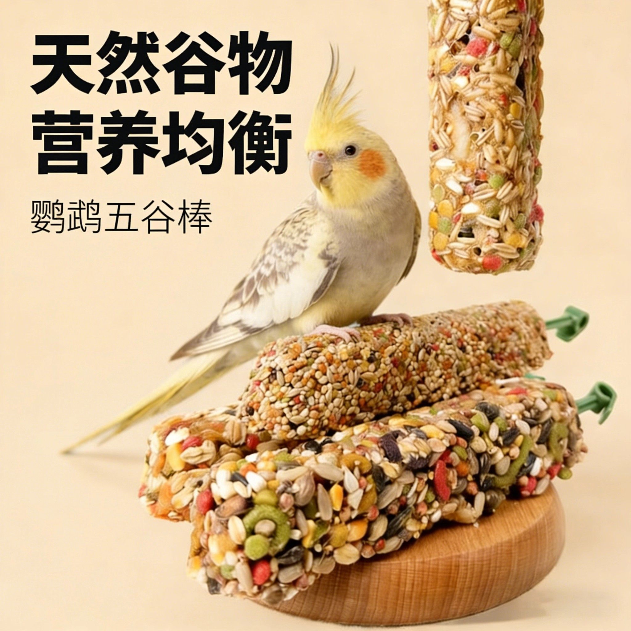 虎皮玄凤鹦鹉专用零食磨牙棒谷物啃咬玩具用品训练奖励食物滋养丸,宠物/宠物食品及用品,鼠粮,淘宝优惠券,粉丝福利购,淘宝优惠卷