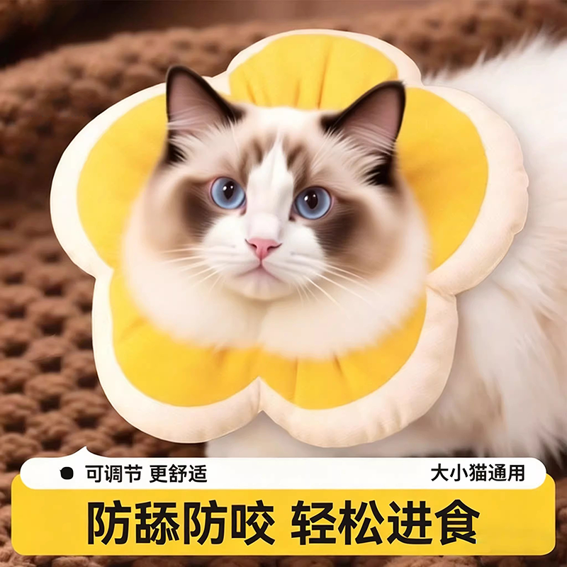 伊丽莎白圈绝育项圈太阳花猫脖圈猫咪狗狗防咬防舔头套小猫围脖子,宠物/宠物食品及用品,宠物伊丽莎白圈,淘宝优惠券,粉丝福利购,淘宝优惠卷