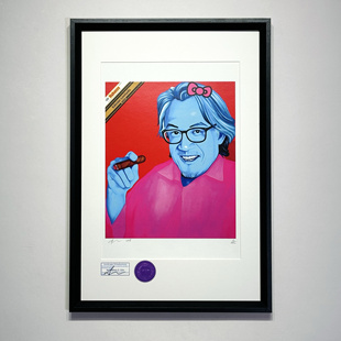 S5H ART限量版画 无雪茄不生活  名人系列 邓永锵 客厅挂画装饰画