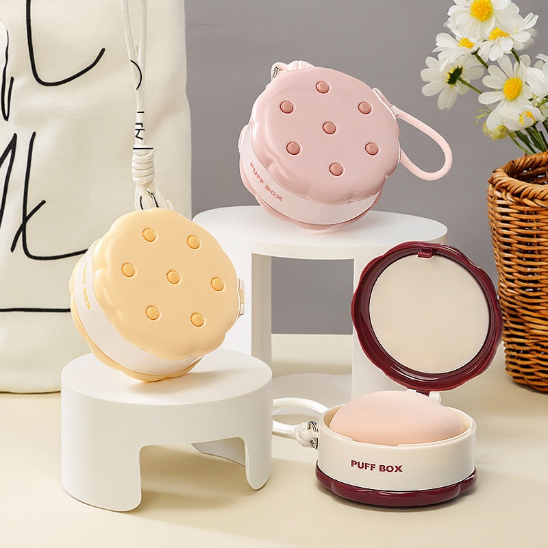 可爱饼干造型化妆箱便携收纳盒