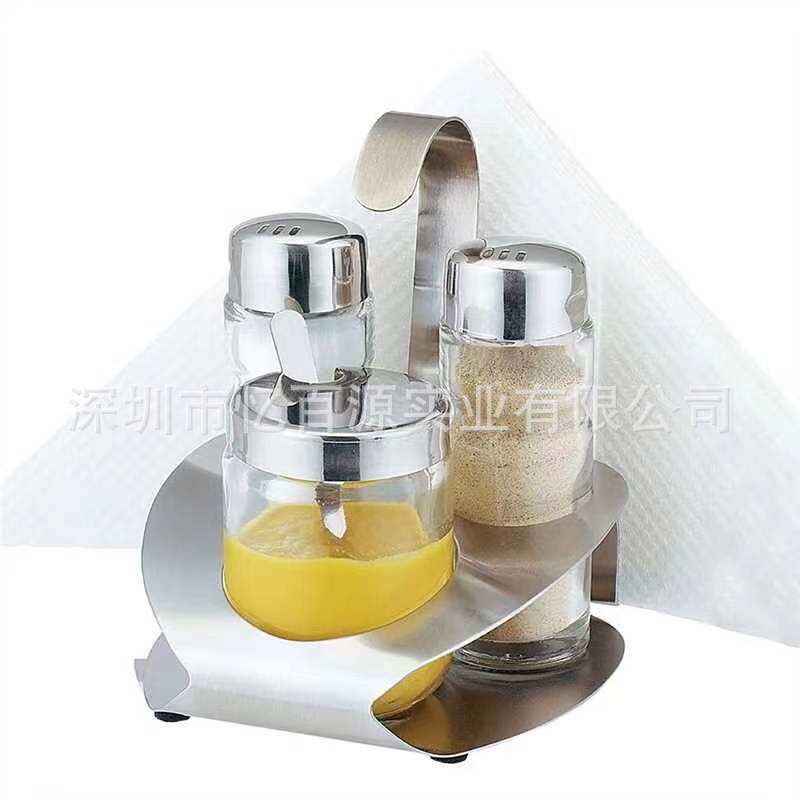厨房玻璃调味瓶套装胡椒