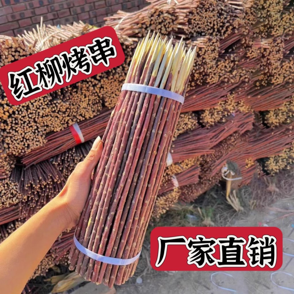 新疆红柳烤肉签子 羊肉串红柳枝大串烧烤签肉串木签竹签红柳签