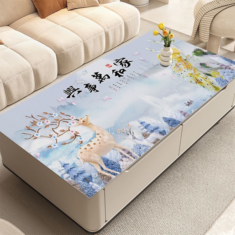 新款3D桌布防水防油免洗P