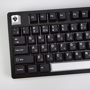 KBDiy GMK WOB键帽俄语布局PBT五面热升华工艺原厂高度机械键盘87