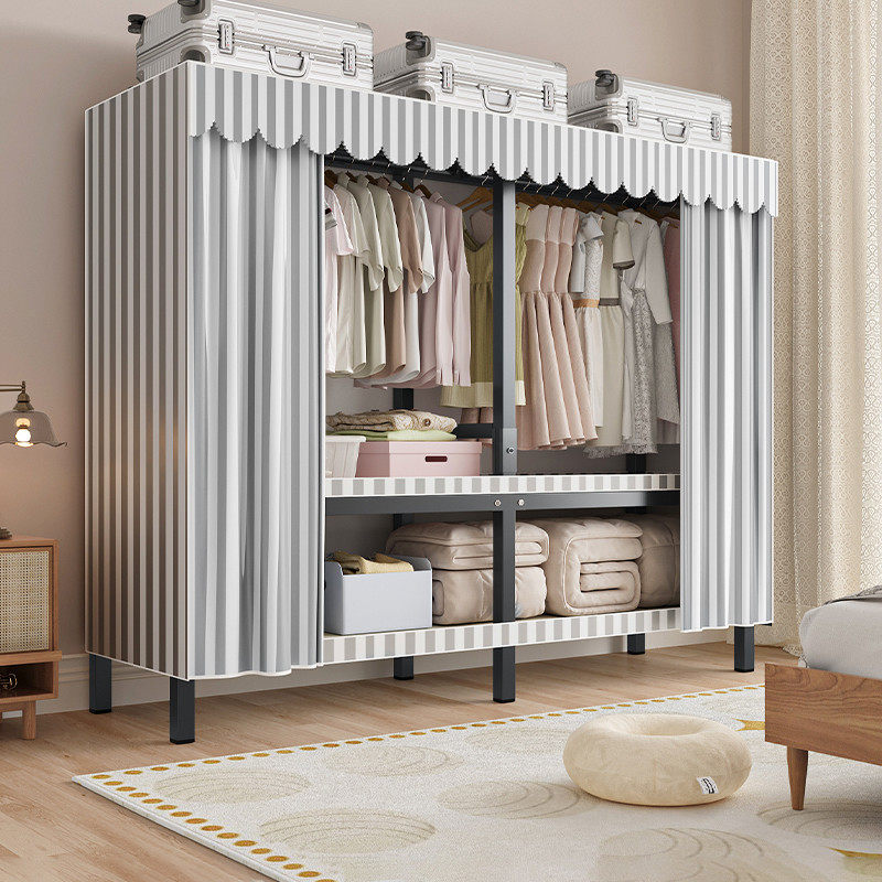 免安装折叠衣柜钢架衣柜出租房衣柜便捷式衣柜,住宅家具,独立衣柜,淘宝优惠券,粉丝福利购,淘宝优惠卷