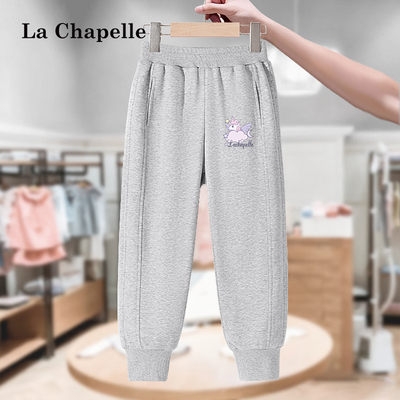 拉夏贝尔女童裤子春季裤子