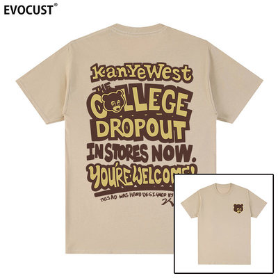 KanyeWest短袖T恤嘻哈
