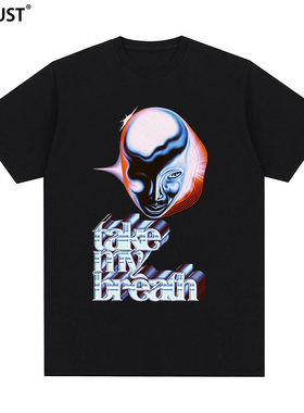 威肯The Weeknd短袖T恤盆栽哥嘻哈饶舌Take My Breath男女Rap摇滚