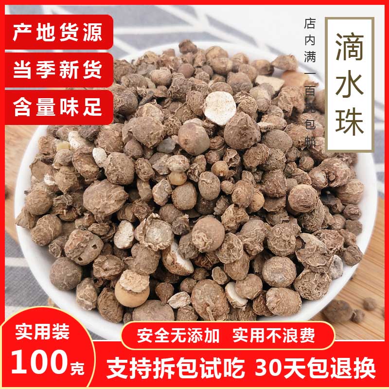 滴水珠中药滴水珠中药材100g包邮纯正野生干货一粒珠
