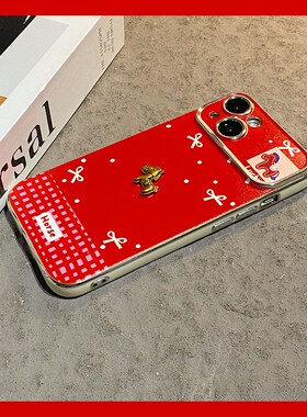 2026红色金属小马适用华为nova15手机壳novo14ultra立体12pro大视窗13活力版11se新年10马年9por硅胶8软7i/5z