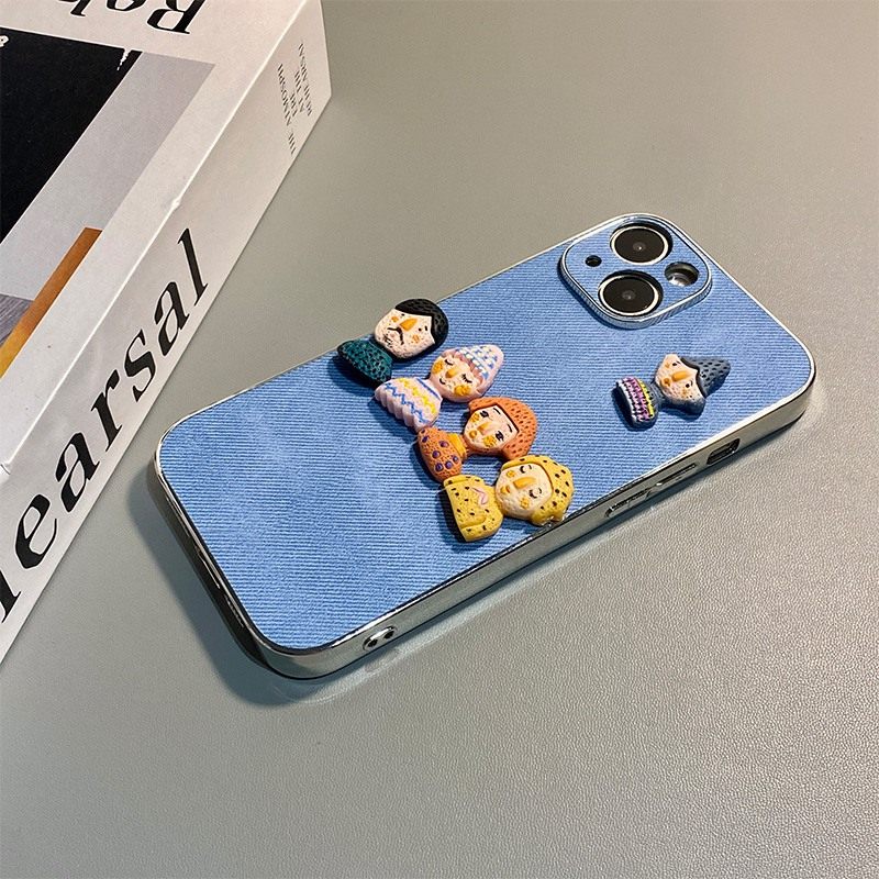 丑萌彩色人偶适用华为荣耀x70i手机壳x60pro立体x50i+