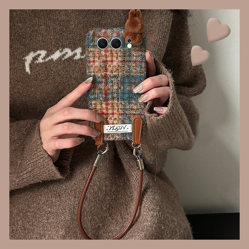 绒布拼色格纹适用华为荣耀500手机壳500pro立体五百趴趴por拉布布huawei硅胶honor毛茸茸全包防摔挂绳秋冬季p,3C数码配件,手机保护套/壳,淘宝优惠券,粉丝福利购,淘宝优惠卷