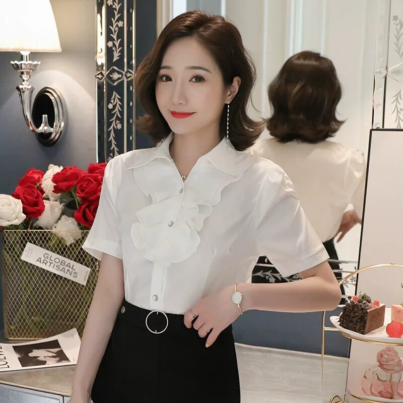 春季新品女短袖衬衫｜职业气质