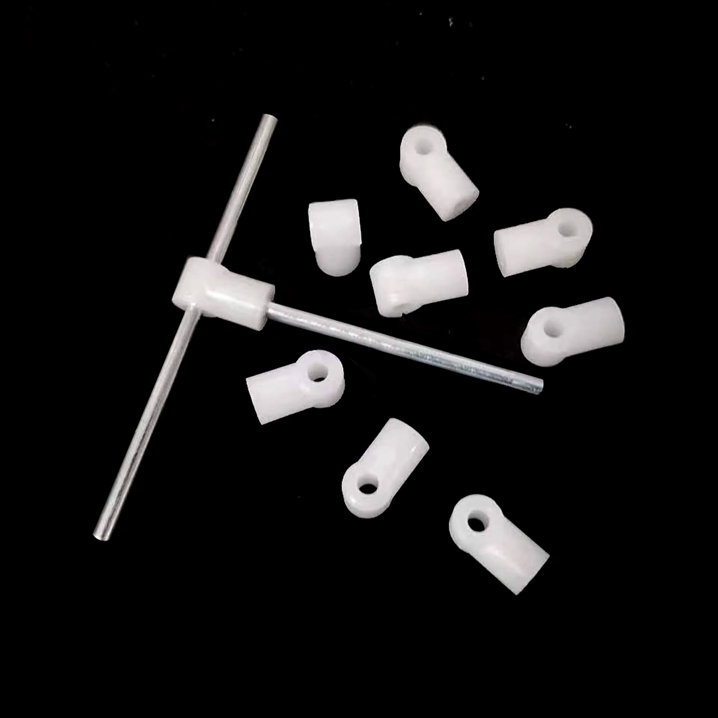 三通轴套三通联轴器2mm孔