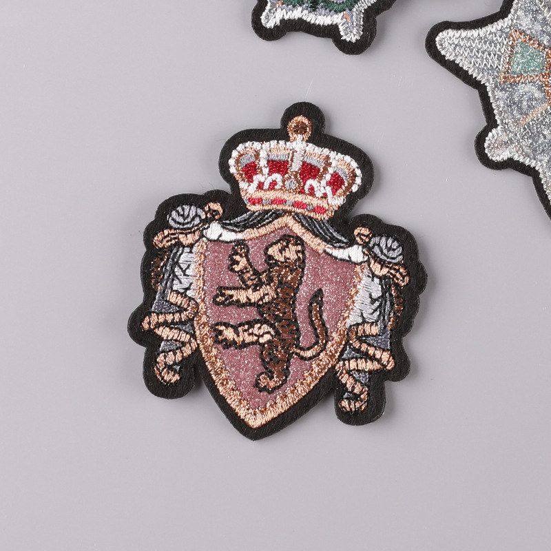 修补电脑服装辅料鞋帽绣花DIY破洞标印花补丁刺绣贴皇冠徽章布贴,居家布艺,布贴,淘宝优惠券,粉丝福利购,淘宝优惠卷