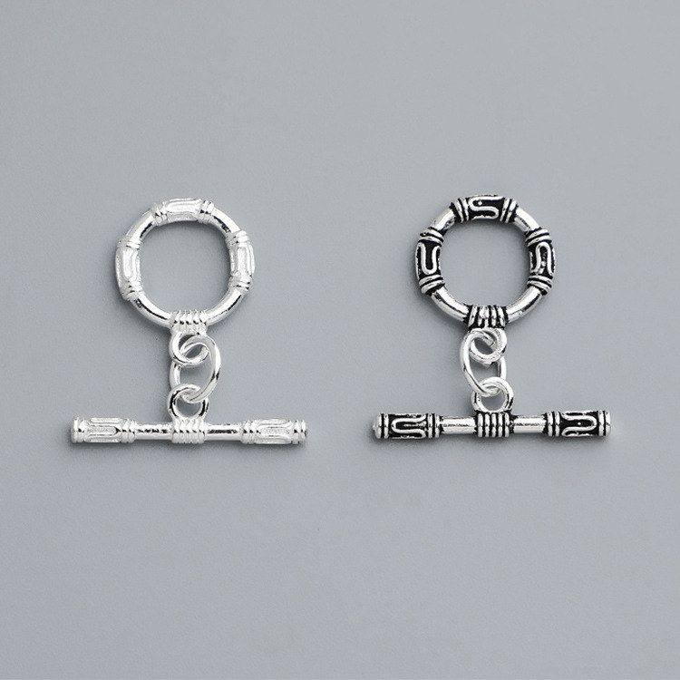 项链扣OT连接配件手链DIY手工S925扣纯银复古手链泰银银饰品,饰品/流行首饰/时尚饰品新,其他DIY饰品配件,淘宝优惠券,粉丝福利购,淘宝优惠卷