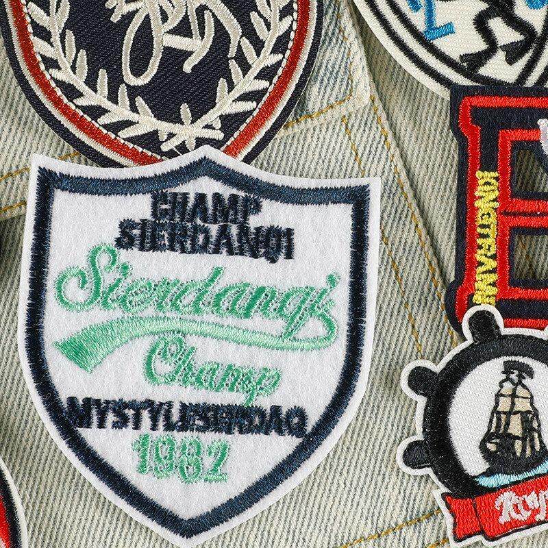 布贴标布标刺绣补丁贴草莓鞋帽配饰布标徽章电脑服装辅料标绣花贴