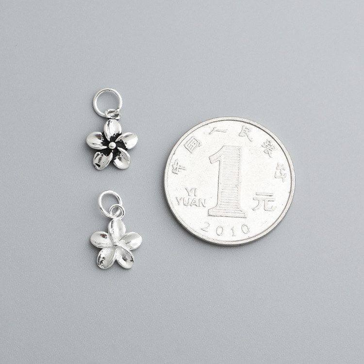 小花s925配件手工饰品编绳吊坠纯银串珠项链材料挂件DIY手链花朵,饰品/流行首饰/时尚饰品新,其他DIY饰品配件,淘宝优惠券,粉丝福利购,淘宝优惠卷