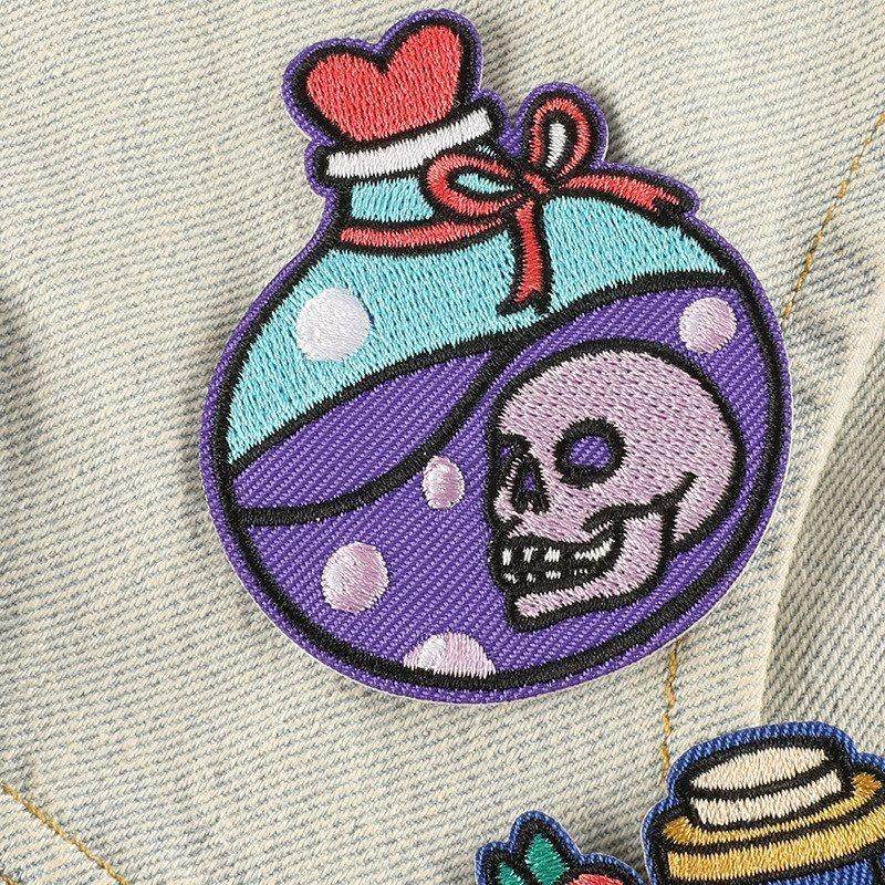 刺绣布标标绣花电脑花朵补丁贴胸章海浪手账布贴瓶装原创服装辅料,居家布艺,布贴,淘宝优惠券,粉丝福利购,淘宝优惠卷