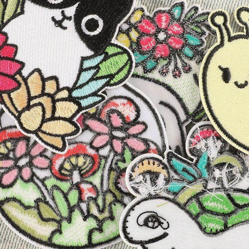 配饰服装辅料补丁贴布贴刺绣动物绣花原创鞋徽标卡通蝴蝶系列兔子,居家布艺,布贴,淘宝优惠券,粉丝福利购,淘宝优惠卷