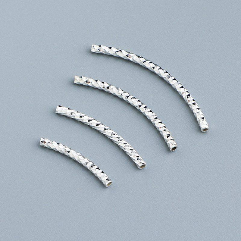 银管满天星闪管手链配件弯管管子车花DIY材料串珠纯银项链S925,饰品/流行首饰/时尚饰品新,其他DIY饰品配件,淘宝优惠券,粉丝福利购,淘宝优惠卷