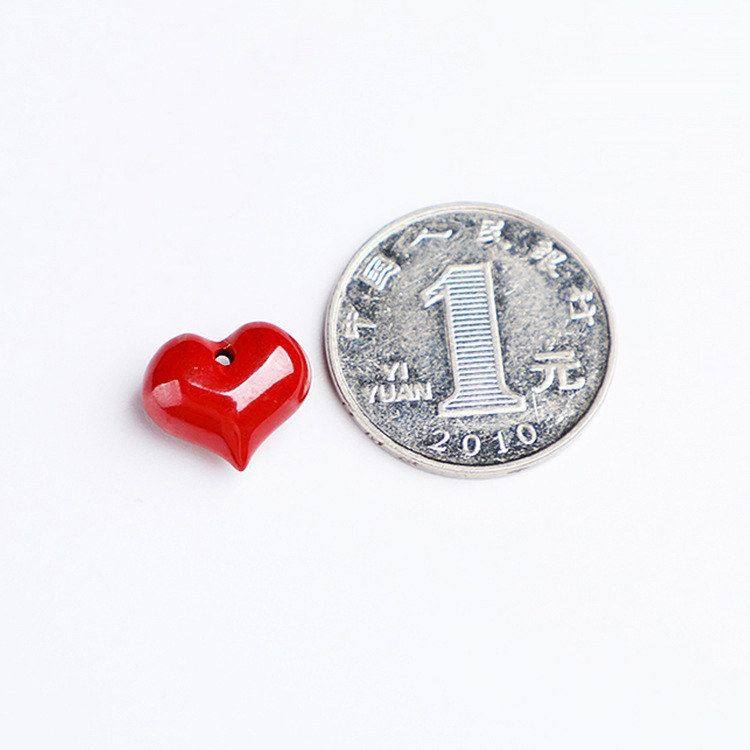 朱砂配件情侣手链心形天然DIY编绳散珠爱心项链帝王桃心砂隔珠,饰品/流行首饰/时尚饰品新,其他DIY饰品配件,淘宝优惠券,粉丝福利购,淘宝优惠卷