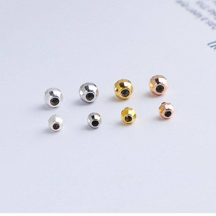 DIY固定珠调节硅胶可珠手工手链定位纯银切面S925项链隔珠珠配件,饰品/流行首饰/时尚饰品新,其他DIY饰品配件,淘宝优惠券,粉丝福利购,淘宝优惠卷