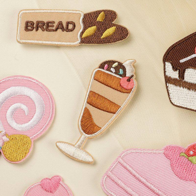 补丁刺绣粘贴原创冰淇淋蛋糕标绣花电脑贴鞋帽食物配饰自服装辅料,居家布艺,布贴,淘宝优惠券,粉丝福利购,淘宝优惠卷