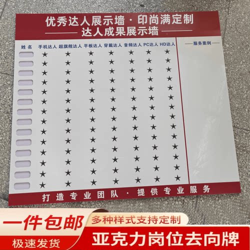 人员科室工作状态在岗离岗出勤标识牌卡槽可更换姓名通知信息指示