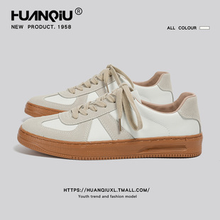 环球德训鞋男鞋夏季百搭时尚小众休闲运动H20883复古板鞋男士板鞋