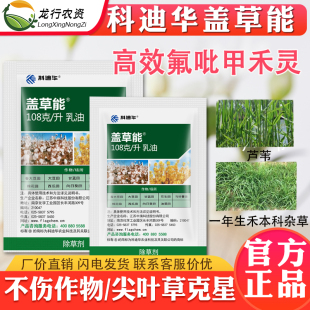 盖草能陶氏益农科迪华高效氟吡甲禾灵芦苇一年生禾本科杂草除草剂