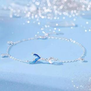 法国GVSEDUN鱼尾手链纯银轻奢小众高级感礼物新款 送女友生日礼物