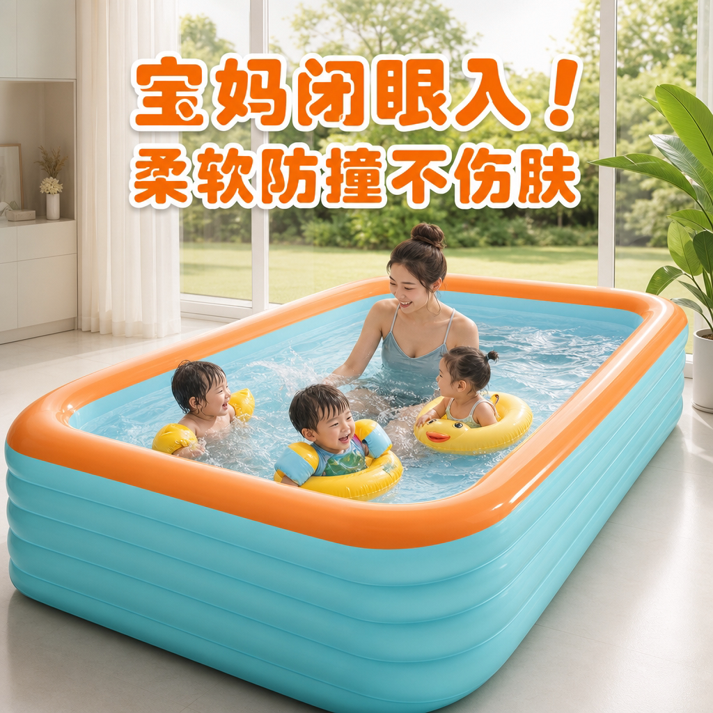 宝宝洗澡充气泳池戏水玩具