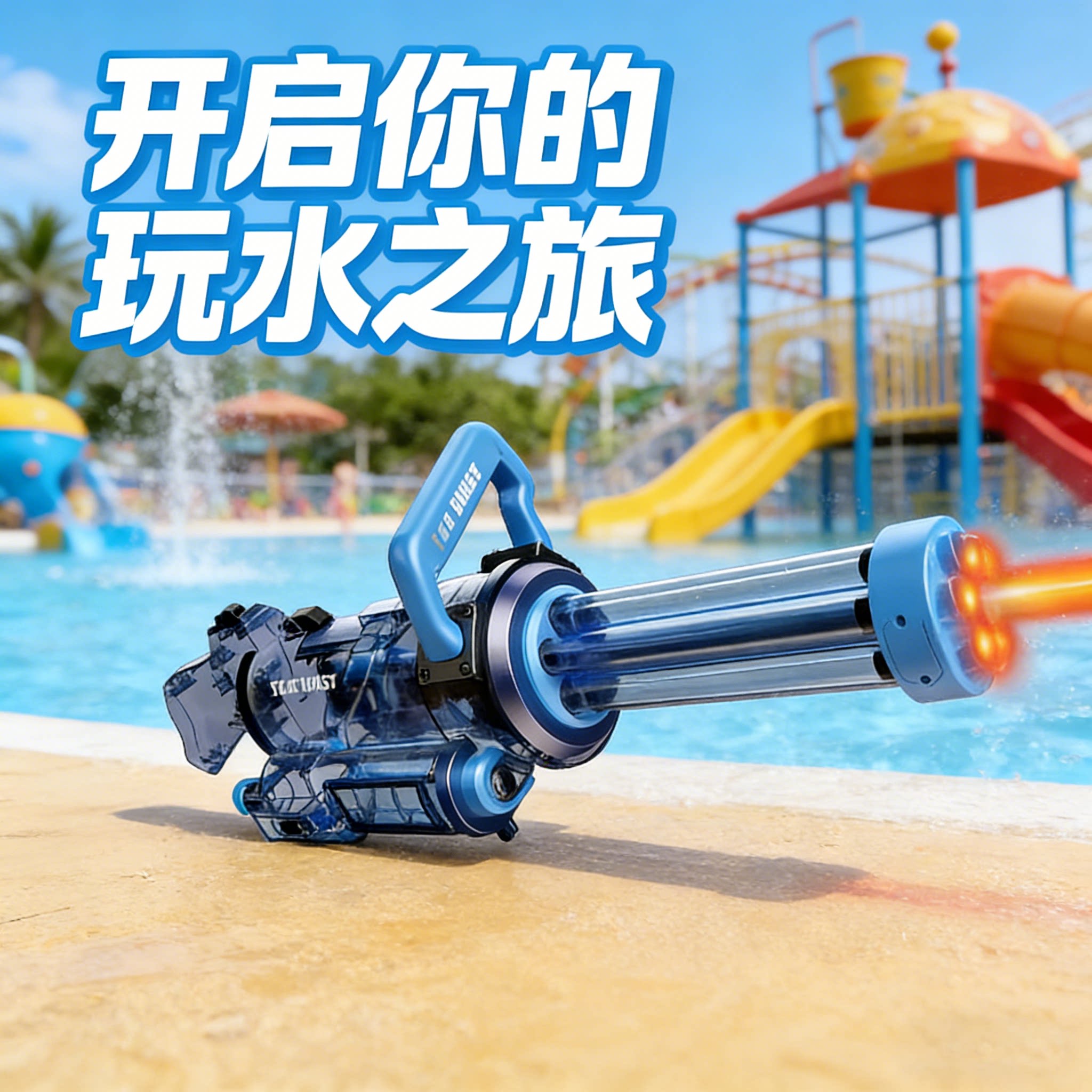 2026新款电动连发加特林水枪