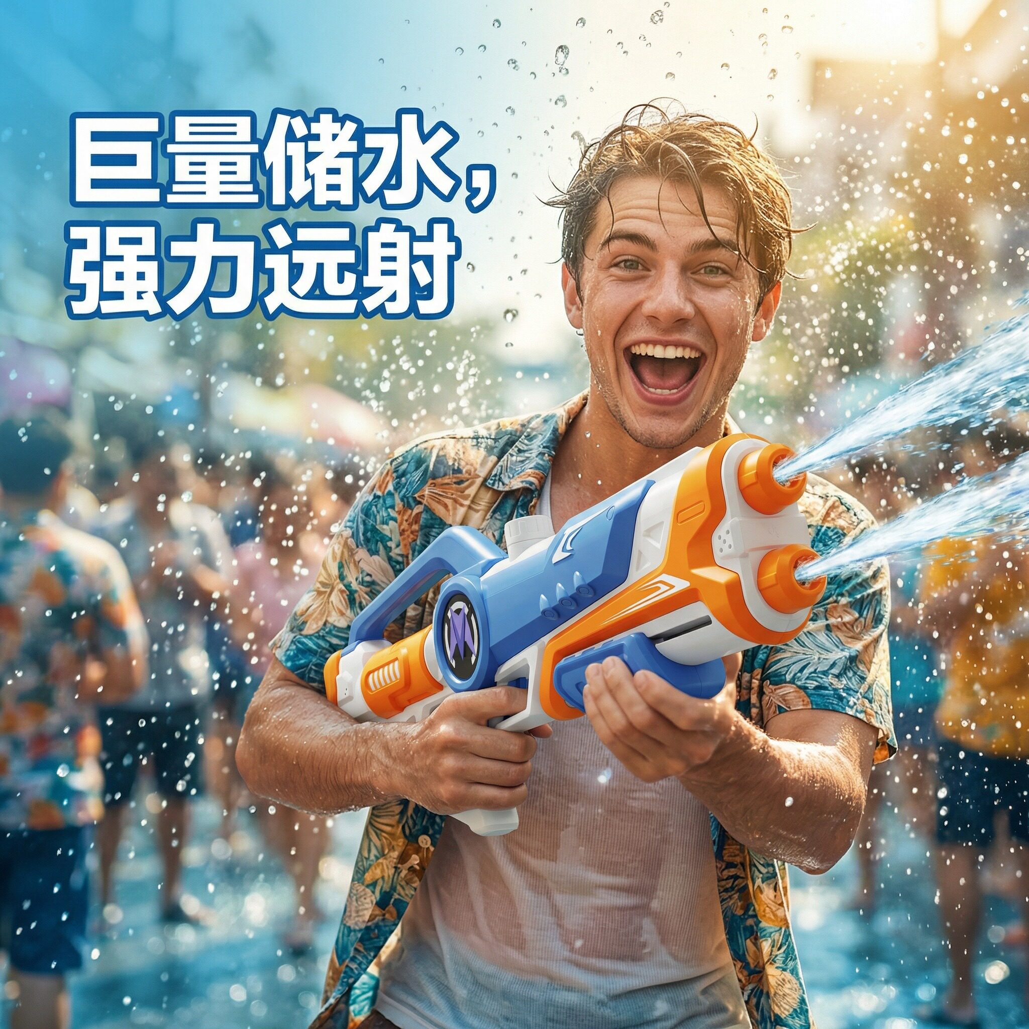 水枪玩具成人大容量高压强力射程远呲水枪2026新款装备打水战神器
