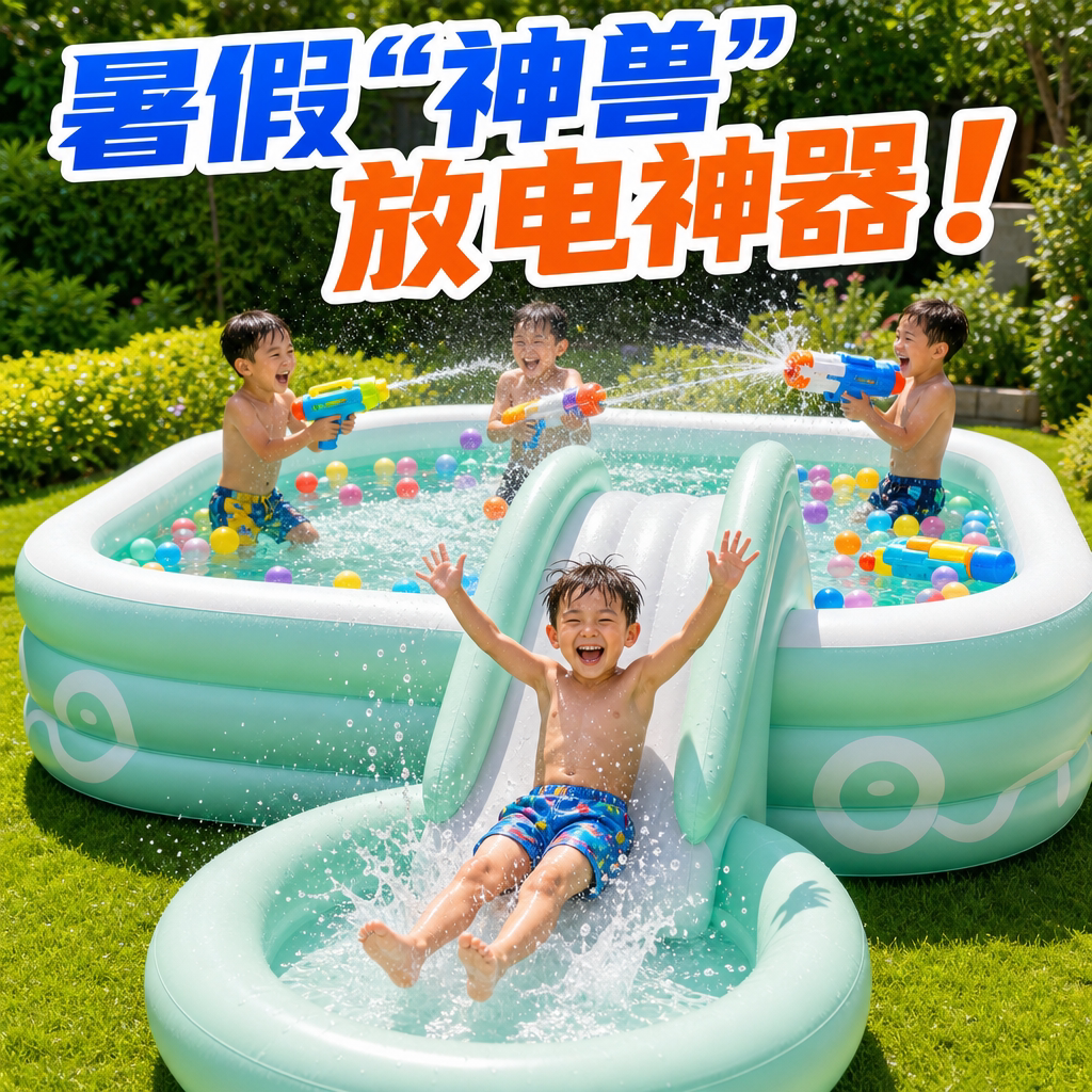 一岁以上宝宝充气游泳池玩具