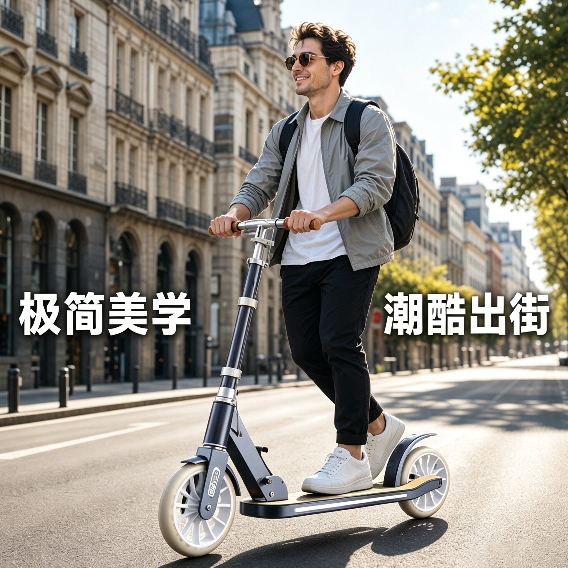 成人滑板车2026新款大人上班专用平衡折叠两轮旅游代步神器多功能
