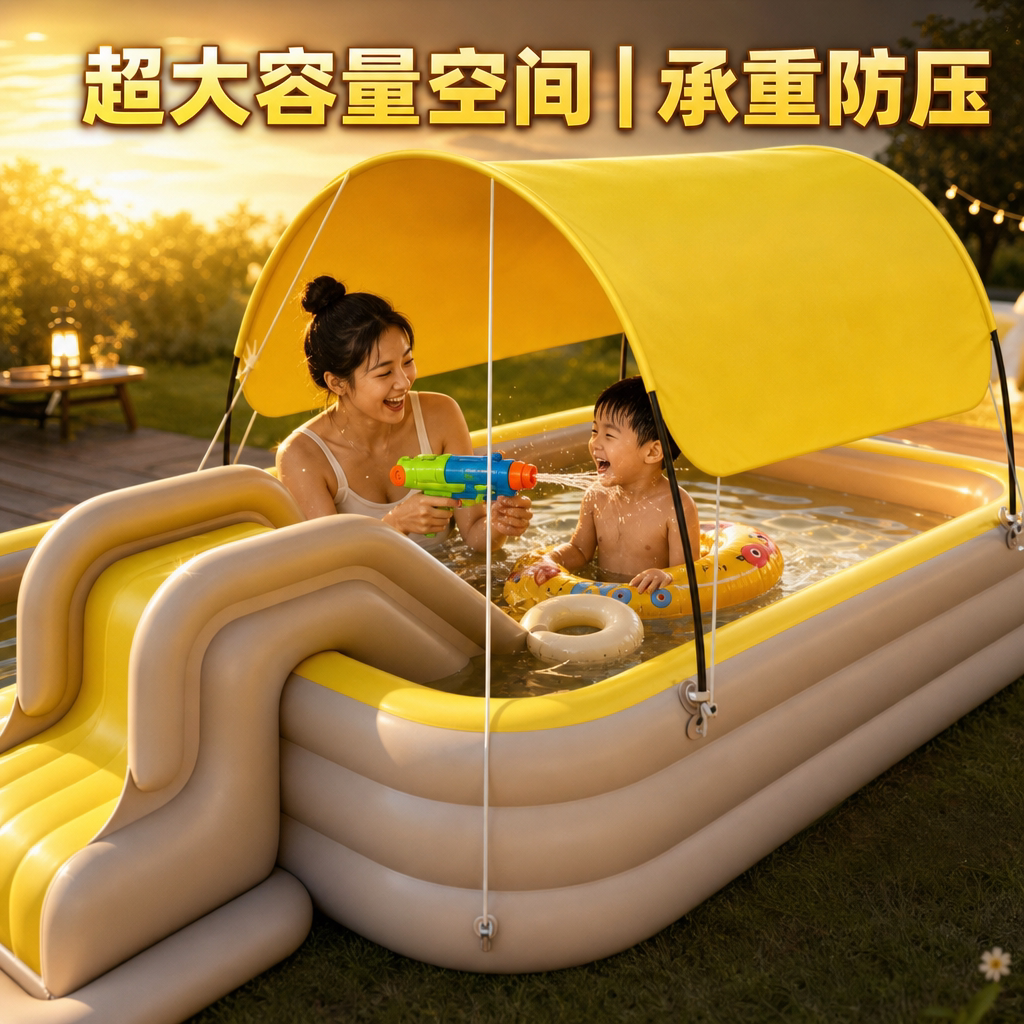 夏季家用大型儿童加厚充气泳池