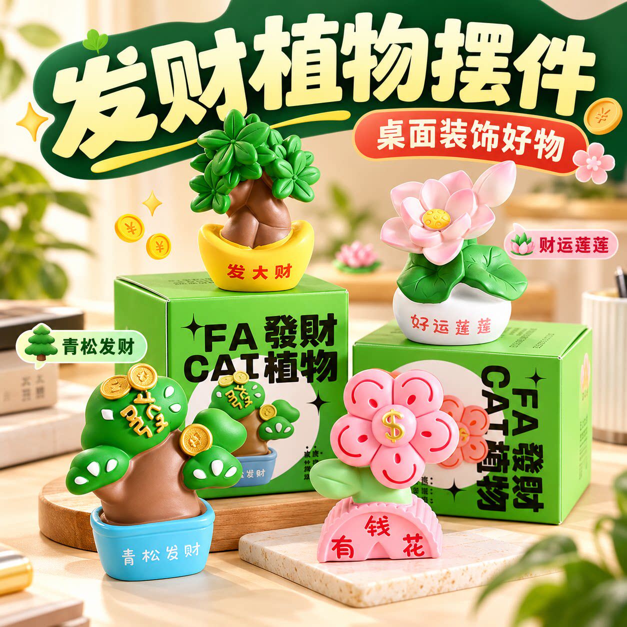 摆件用品乔迁之喜新房装饰新年礼物搬家必备仪式客厅实用礼品桌面