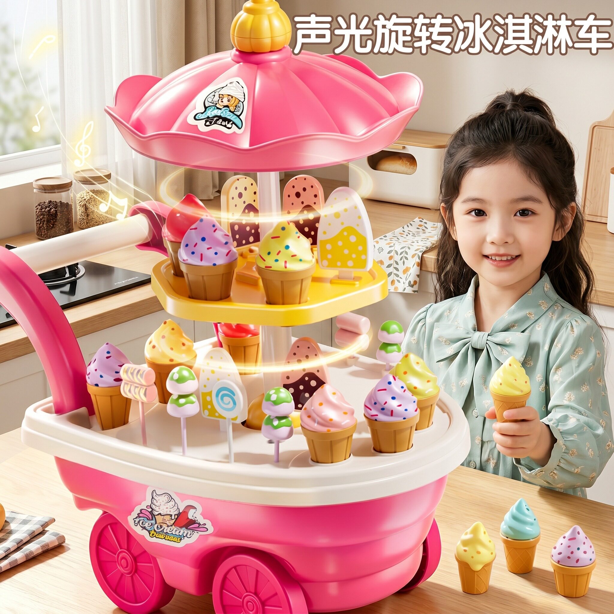 2026新款diy冰淇淋糖果儿童玩具
