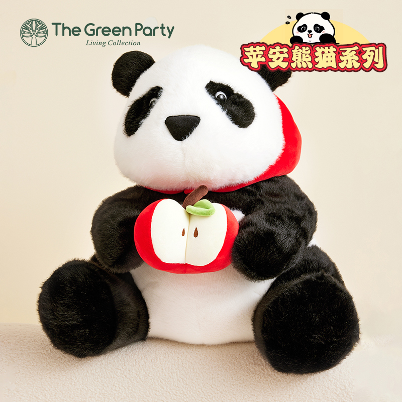 TheGreenParty苹安熊猫公仔