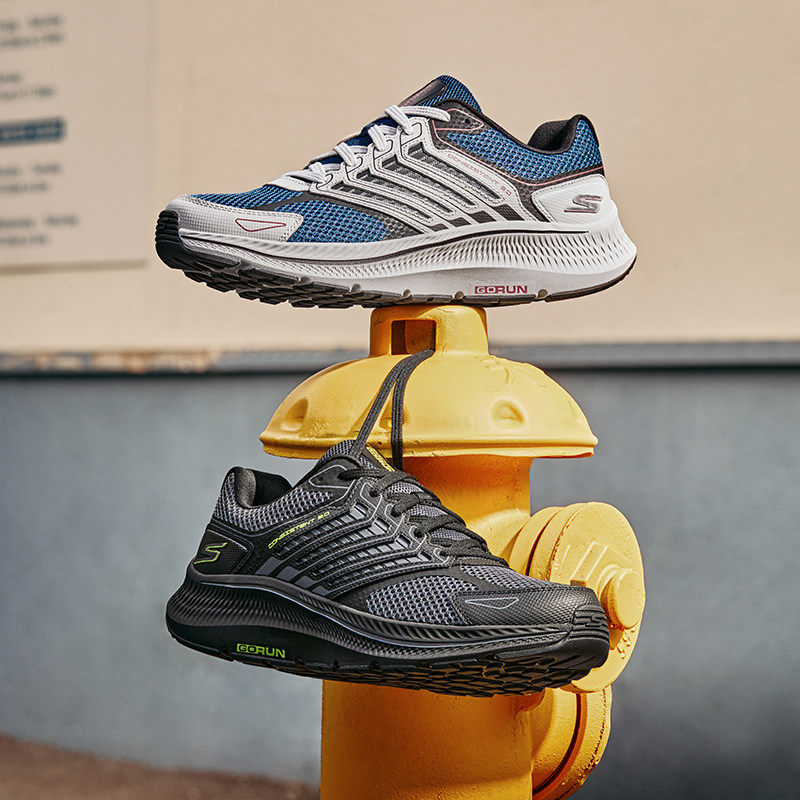 斯凯奇暮光鞋丨减震跑步鞋男女款高回弹体考轻质减震体测运动跑鞋