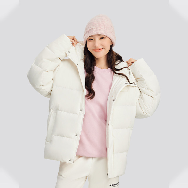 斯凯奇男女同款羽绒服石墨烯冬季