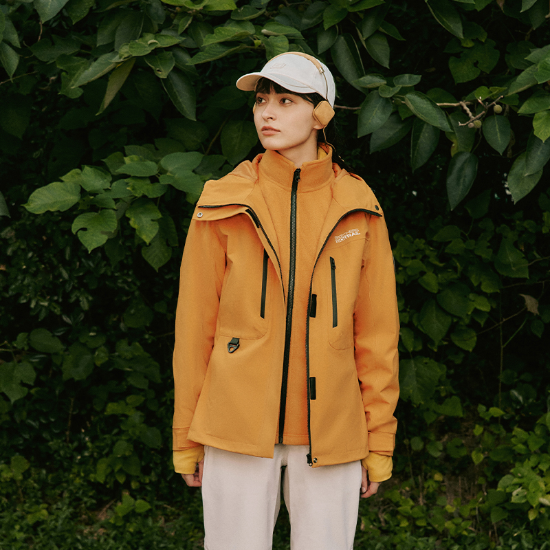 三合一摇粒绒冲锋衣外套