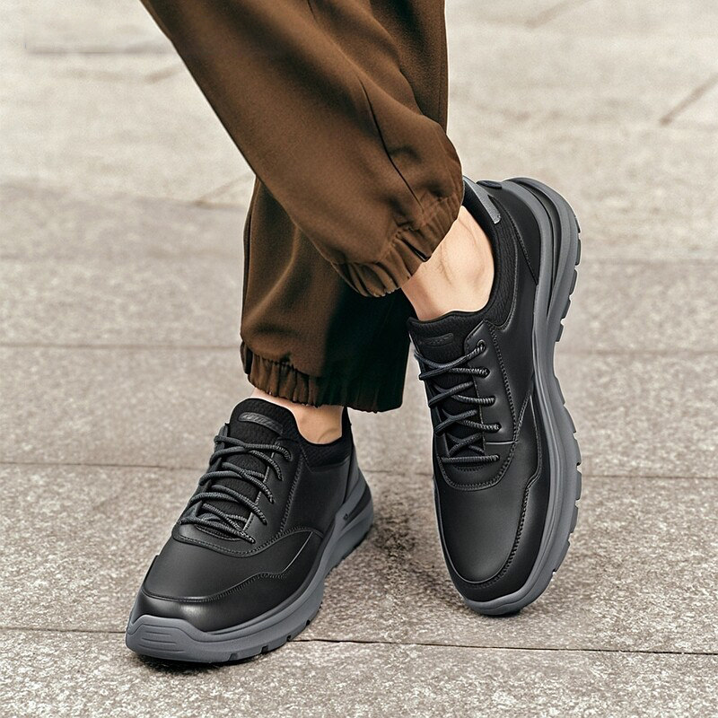 正品Skechers斯凯奇男士商务皮鞋