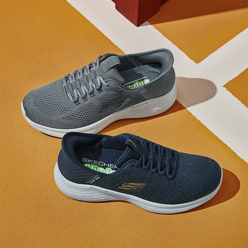 Skechers斯凯奇闪穿鞋闪步鞋男女舒适板鞋耐磨缓震休闲经典运动鞋