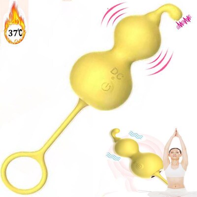 Cute Heating Vibrator G Spot Breast Clitoris Stimulator Powe