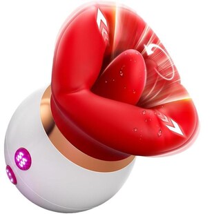 Sex Toy Sucking Vibrator for Women with Tongue Licking Toys